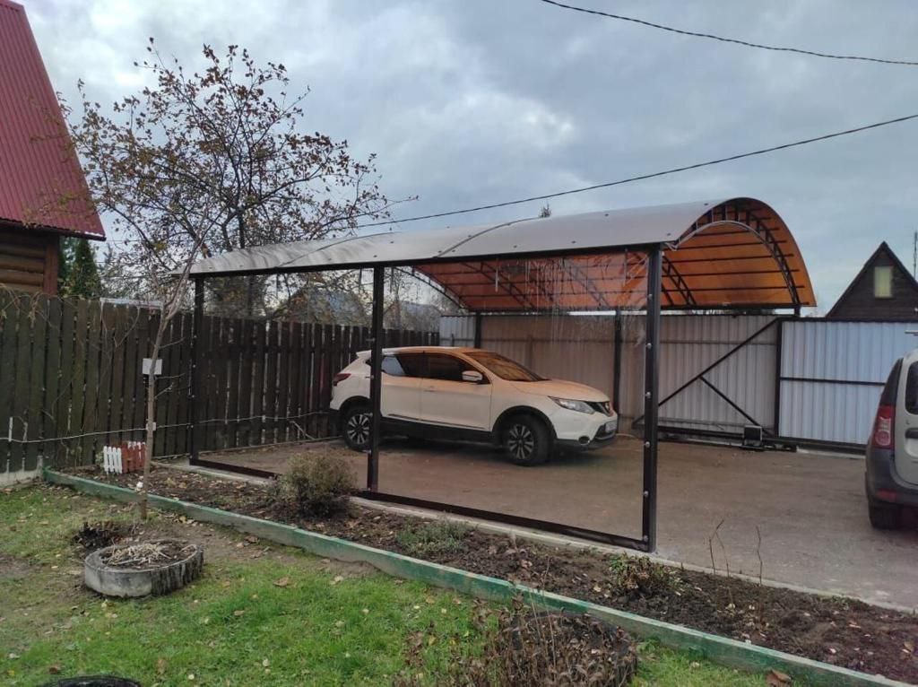 Прозрачные шторы ПВХ для навеса под автомобиль в Усмани